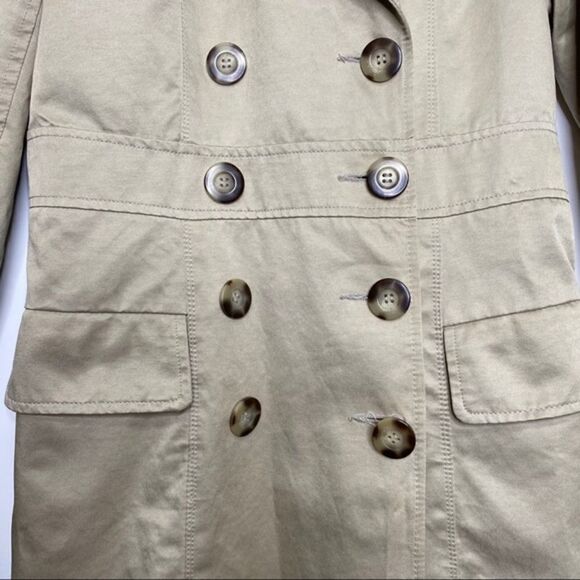Kut from the Kloth Tan Trenchcoat Medium - Picture 5 of 10